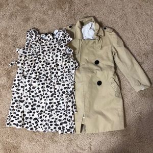 PHILLIP LIM KID TRENCH COAT AND DRESS FOR SIZE 7